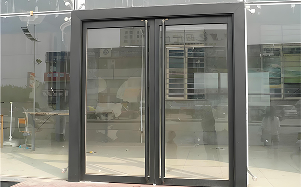 礼县玻璃地弹门