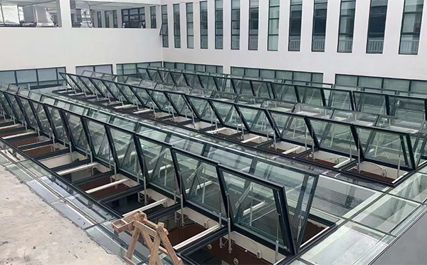 百安科技有限公司近期礼县排烟窗项目案例分享